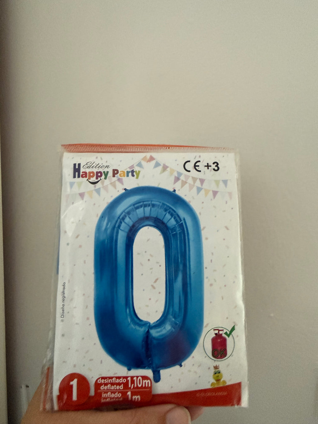 Folienballon 0