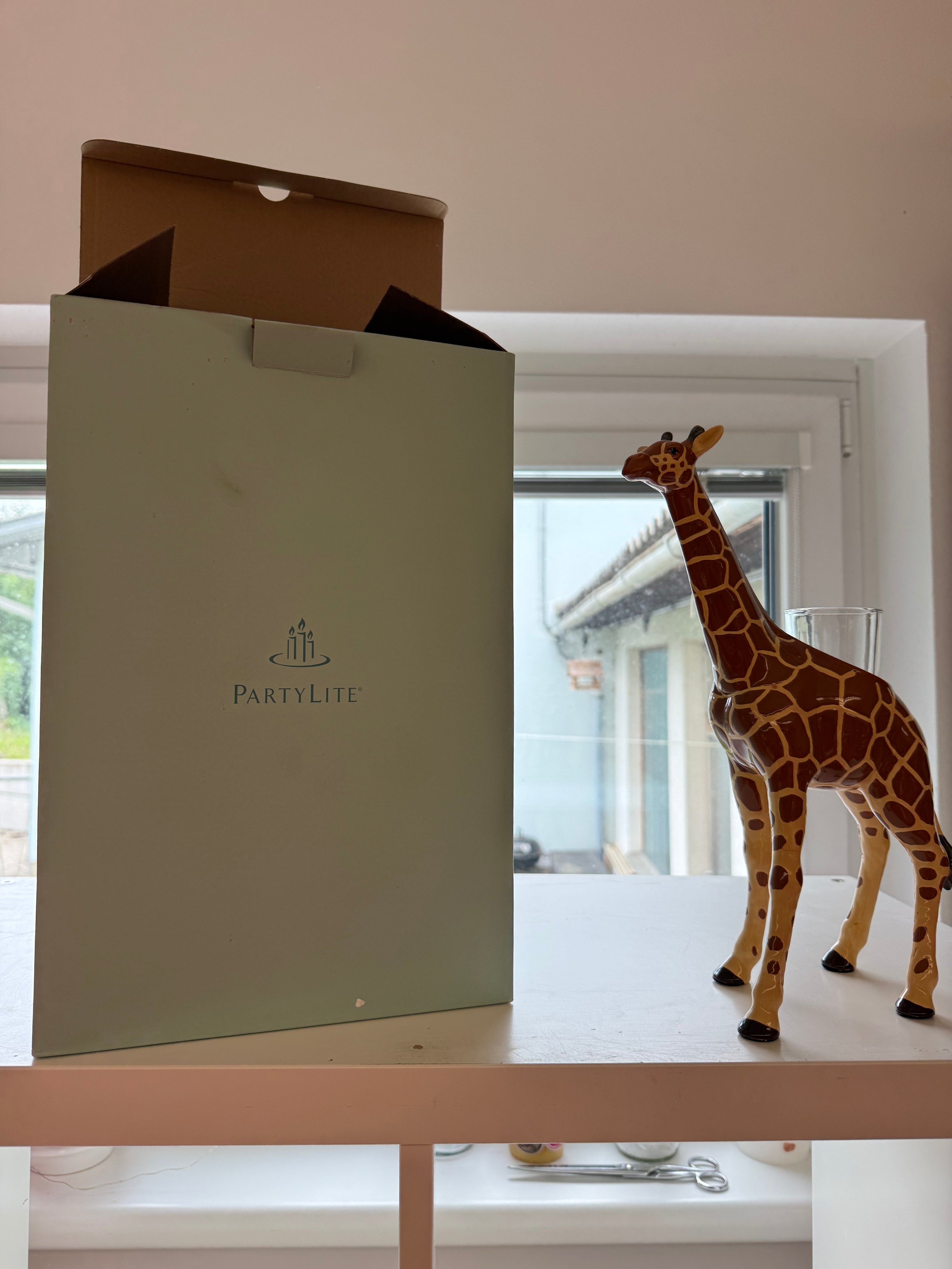 Partylite Giraffe Teelichthalter neu