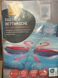 Partnerbettwäsche Flamingo