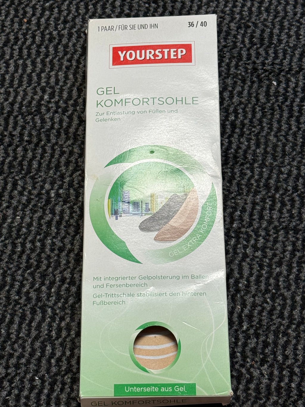 Gel Komfortsohle