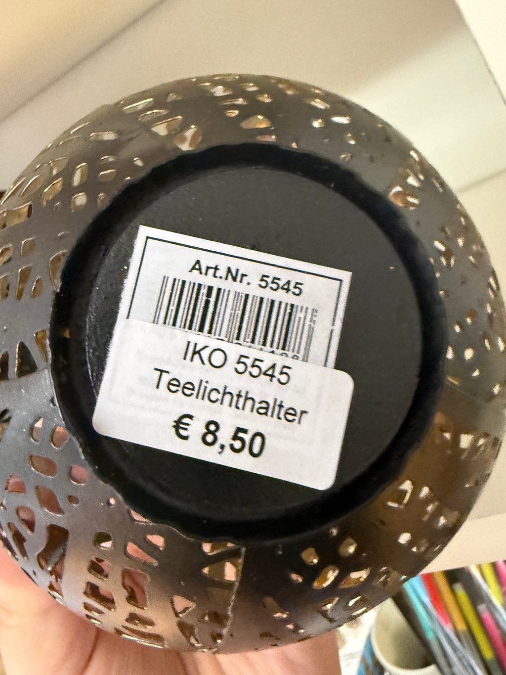 Teelichthalter