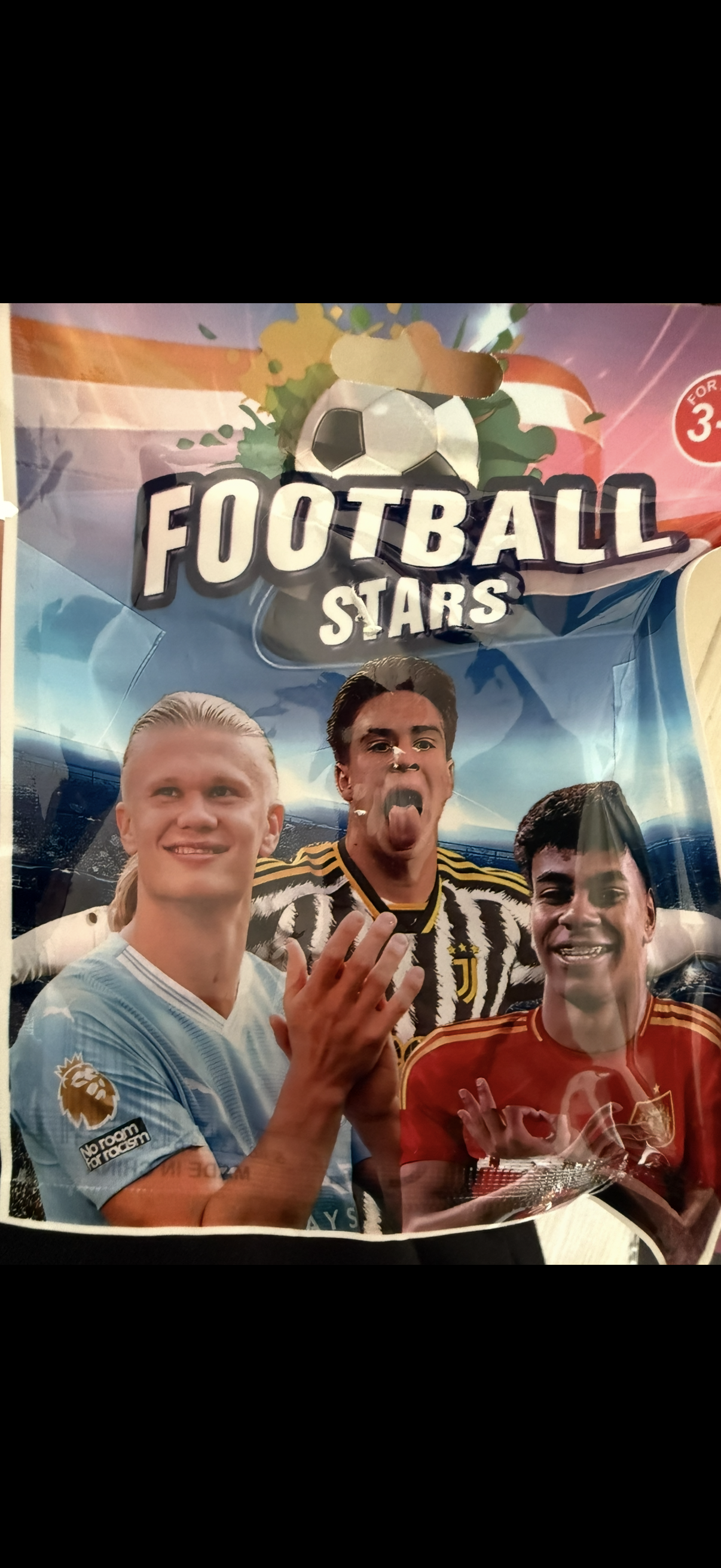 Überraschung Fußballfigur
