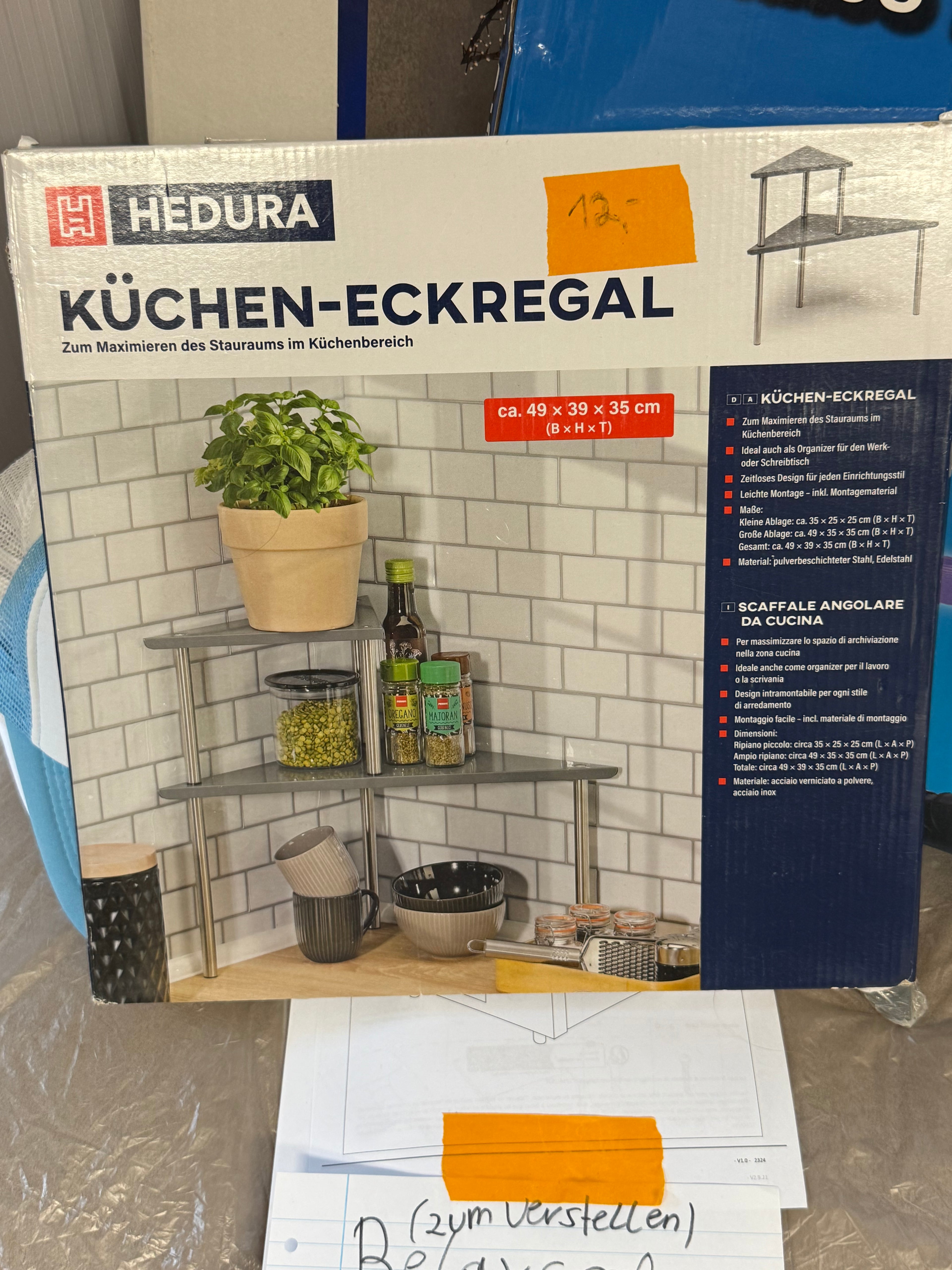 Küchen - Eckregal