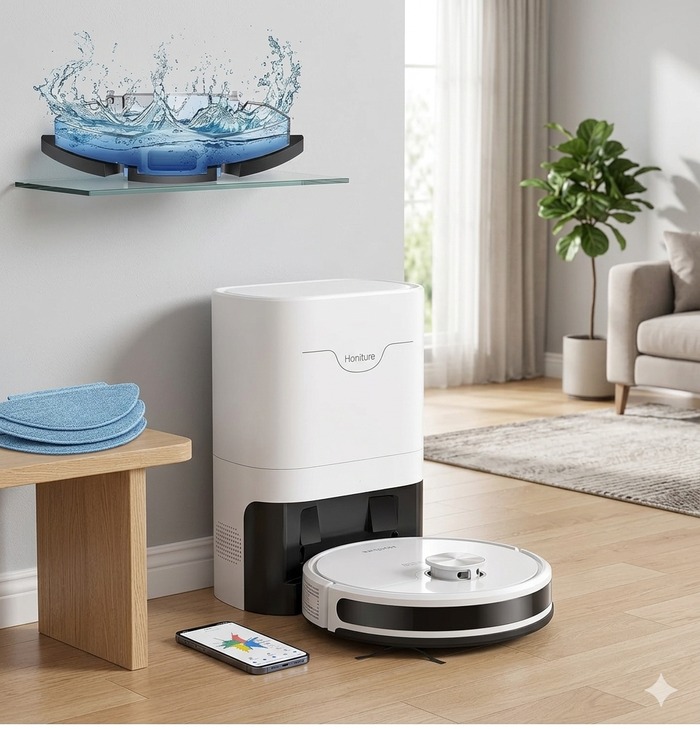 Honiture Q6 SE Staub und Wischroboter inklusive Wassertank