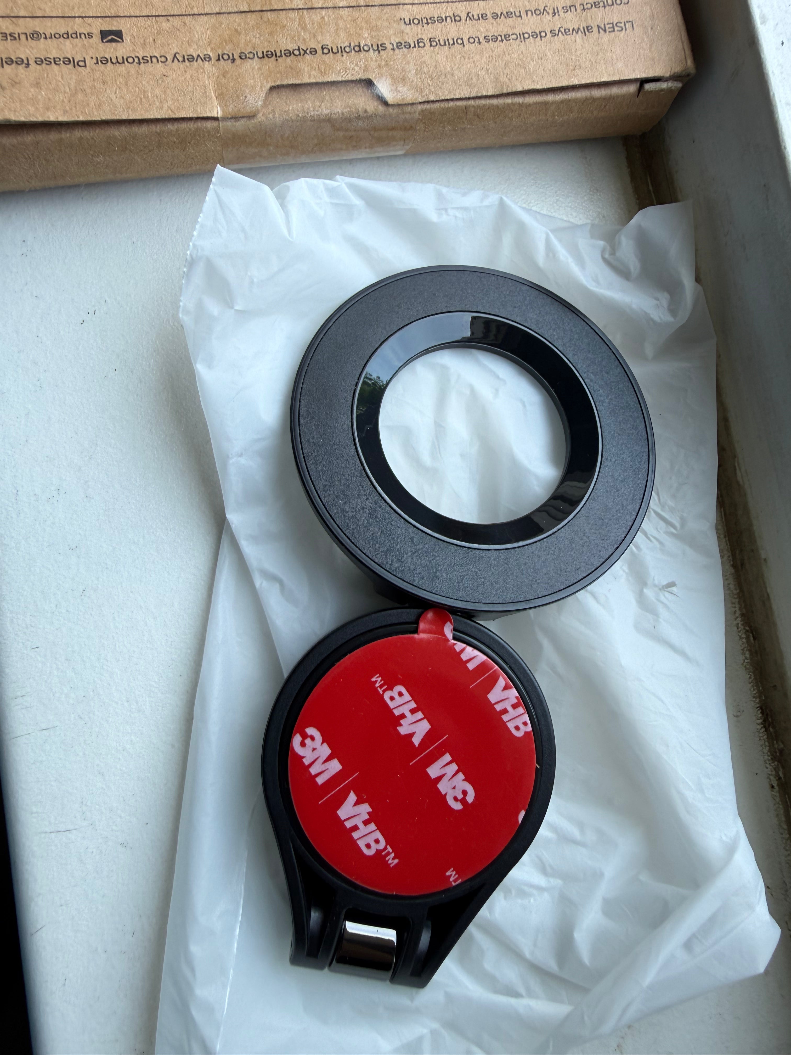 Saugnapf Halterung, Magnet Handyhalterung mit MagLock Karabinerhaken, 360° drehbare, Aluminium, Kompatibel mit iPhone