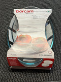 2-teilig Borcam-Set Backform Glas Auflaufform Servierform oval Glasauflaufform