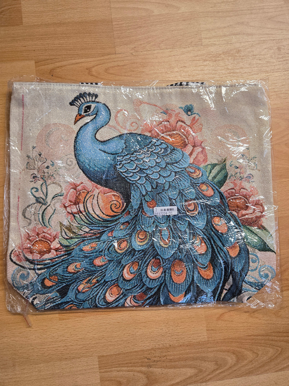 Tasche mit edlen Pfau