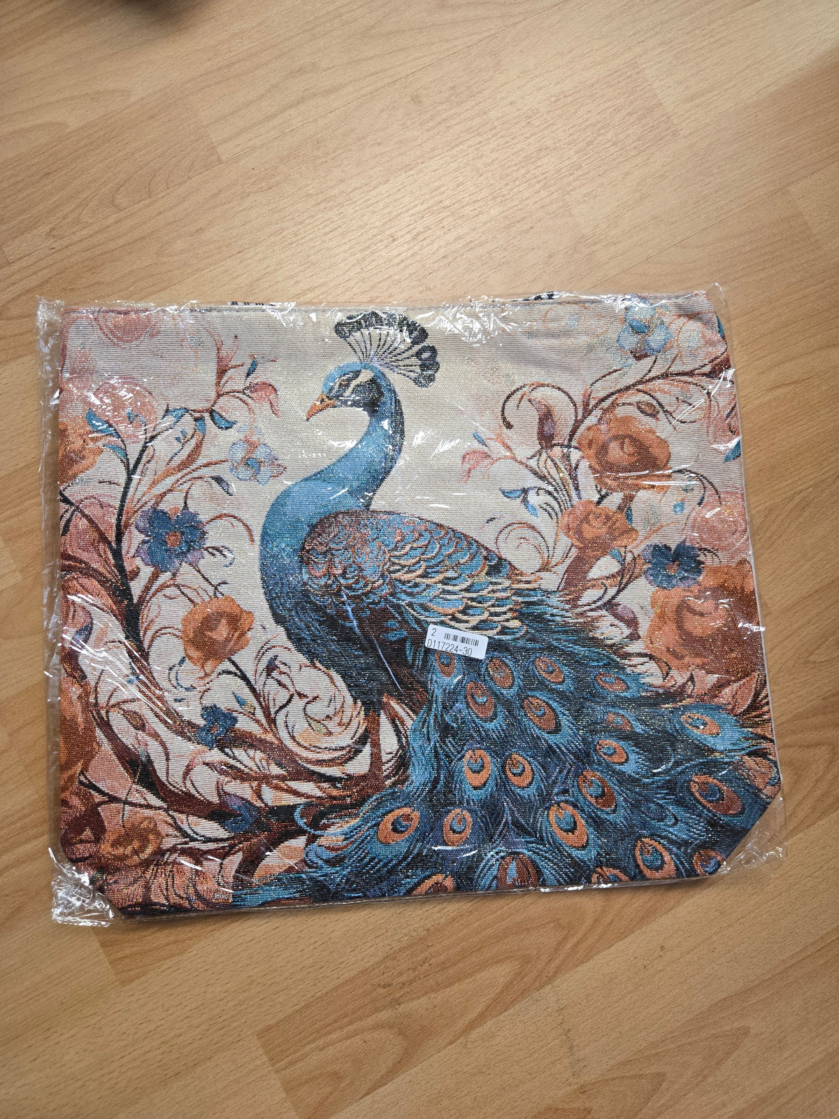 Tasche mit Pfau