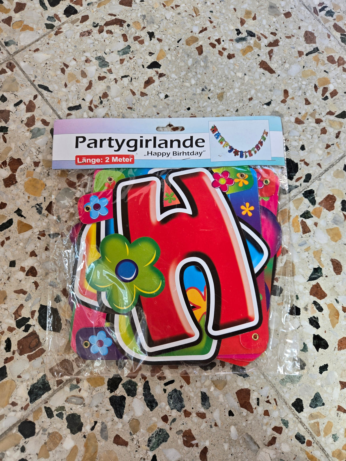 Partygirlande Happy Birthday